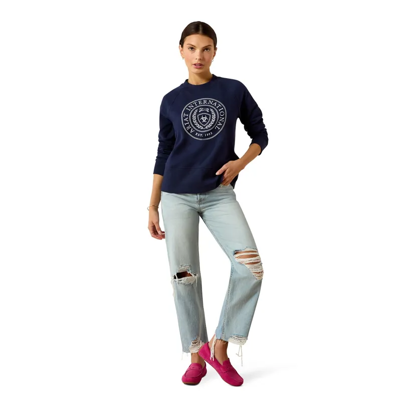 Ariat Martine Women's Sweatshirt - Navy-5