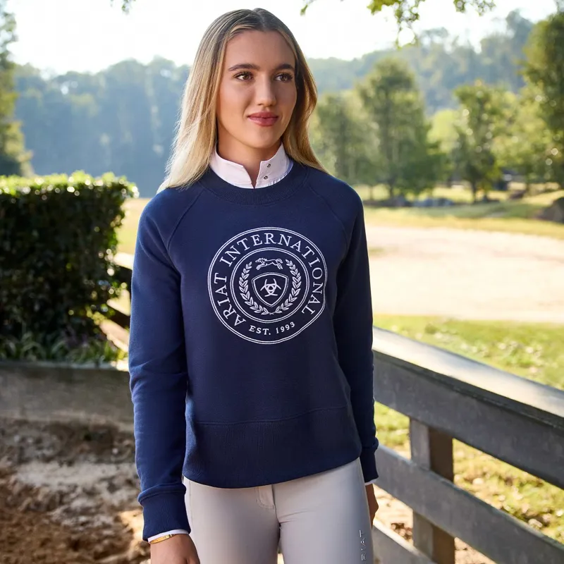 Ariat Martine Women's Sweatshirt - Navy-6