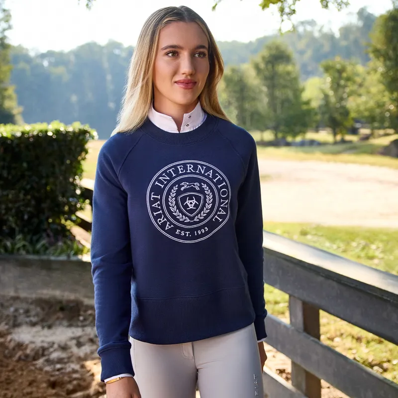 Ariat Martine Women's Sweatshirt - Navy-2