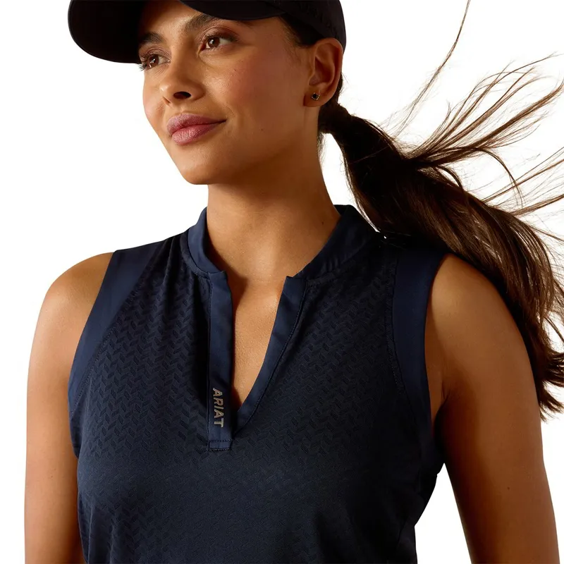 Ariat Mesa Women's Sleeveless Base Layer - Navy Eclipse-3