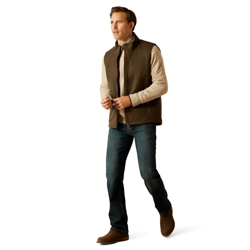 Ariat Country Millbrae Mens Vest - Earth-3