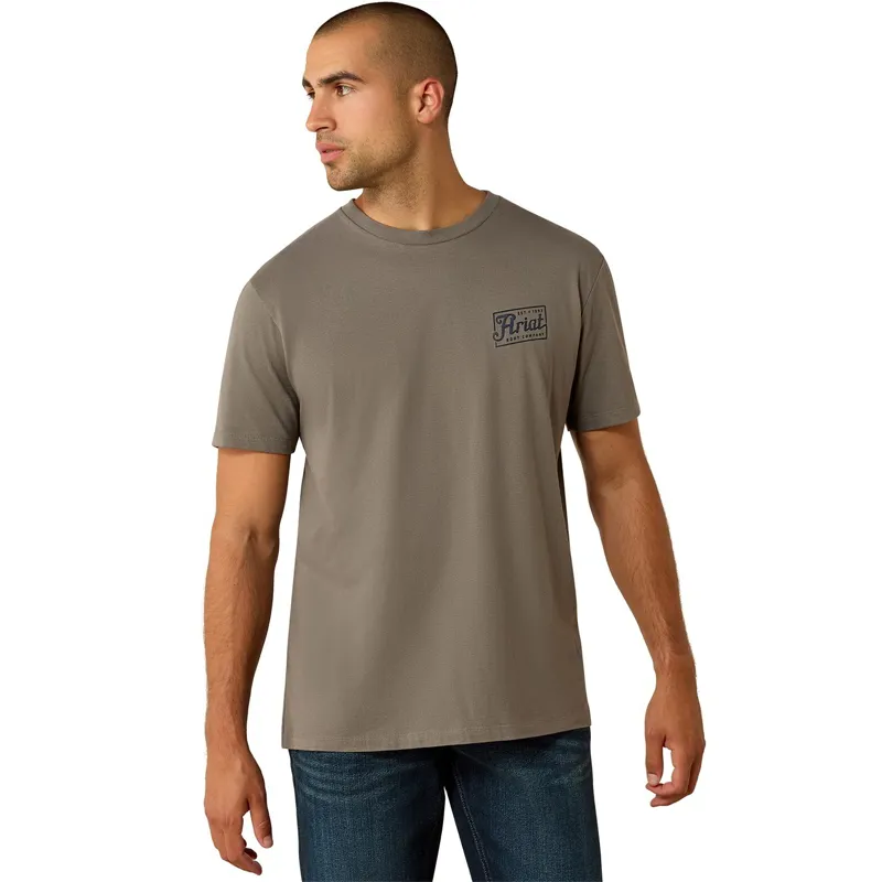 Ariat Patriot Classic Men's T-Shirt - Smoked Pearl-1