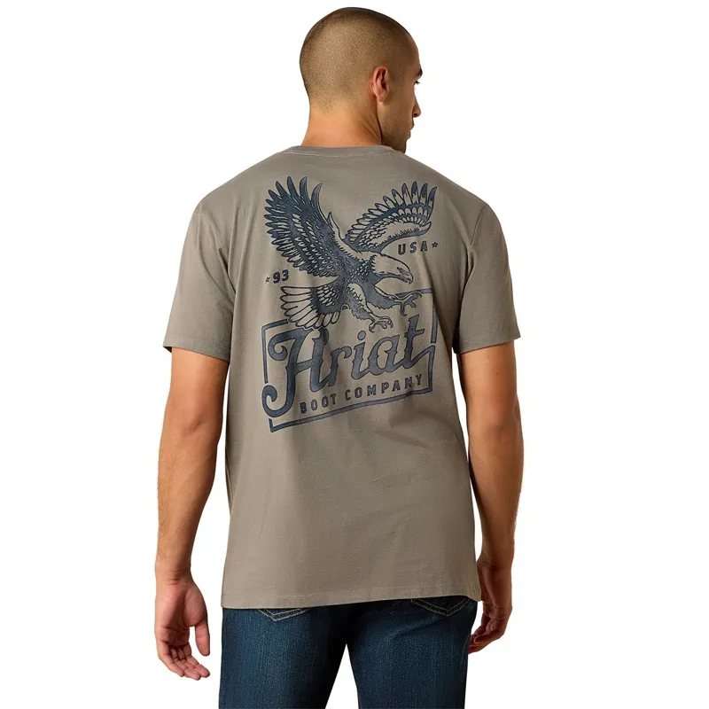 Ariat Patriot Classic Men's T-Shirt - Smoked Pearl