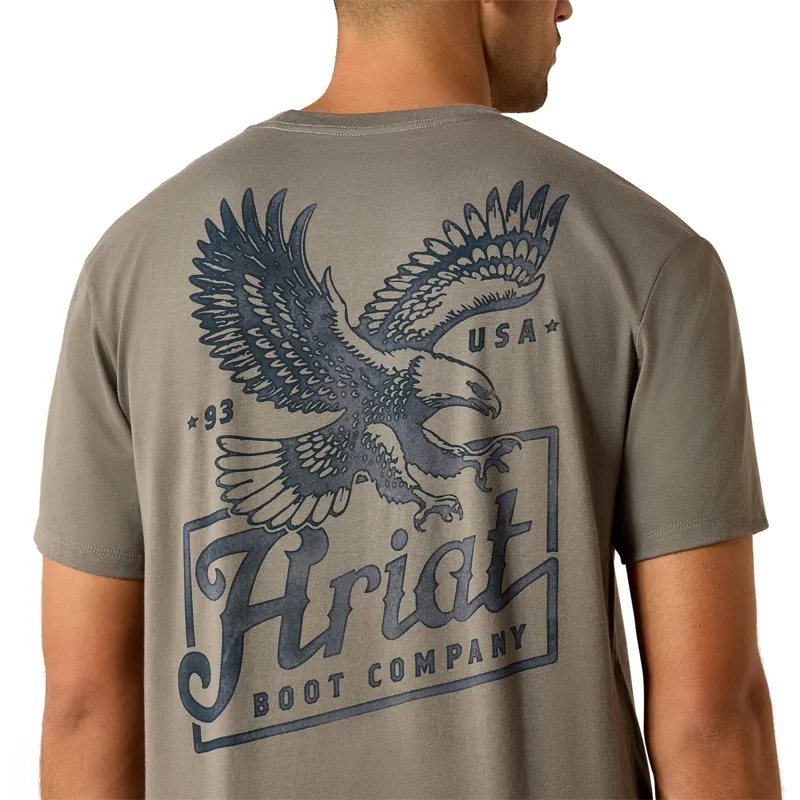 Ariat Patriot Classic Men's T-Shirt - Smoked Pearl-2