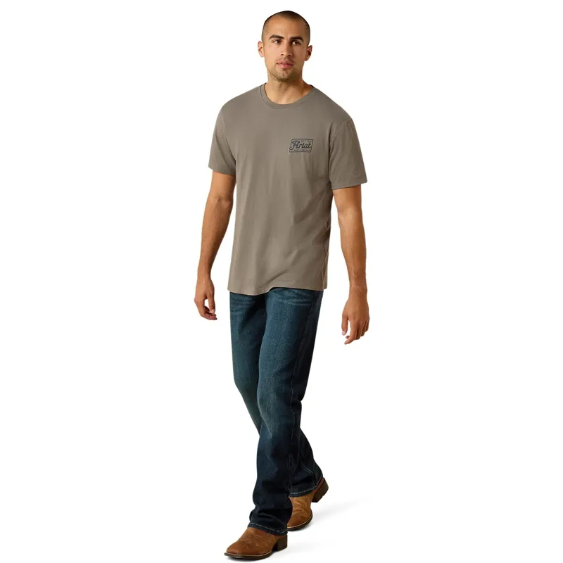 Ariat Patriot Classic Men's T-Shirt - Smoked Pearl-3