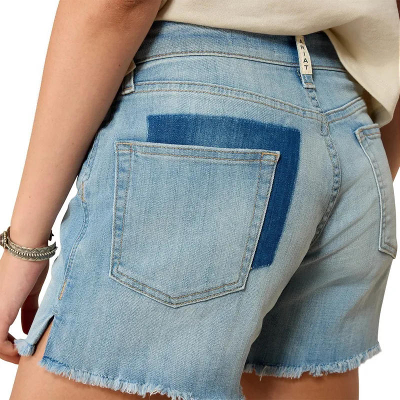 Ariat Jazmine Perfect Rise Women's Denim Shorts - Blue-1