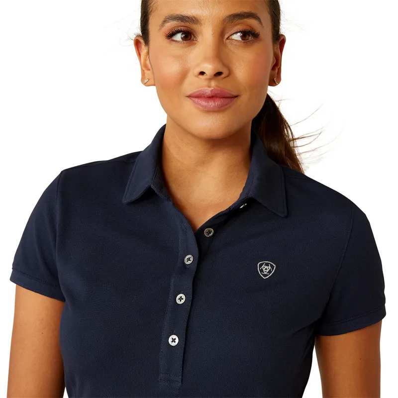 Ariat Prix 3.0 Womens Polo Shirt - Navy-3