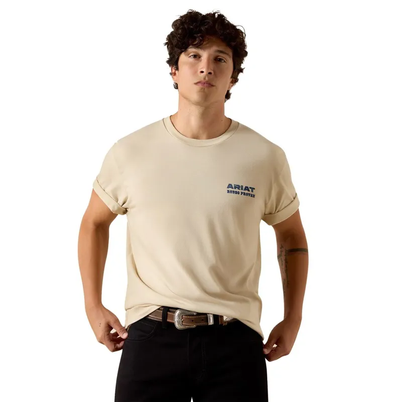 Ariat Proven Stamp Men's Classic Fit Tee - Natural-1