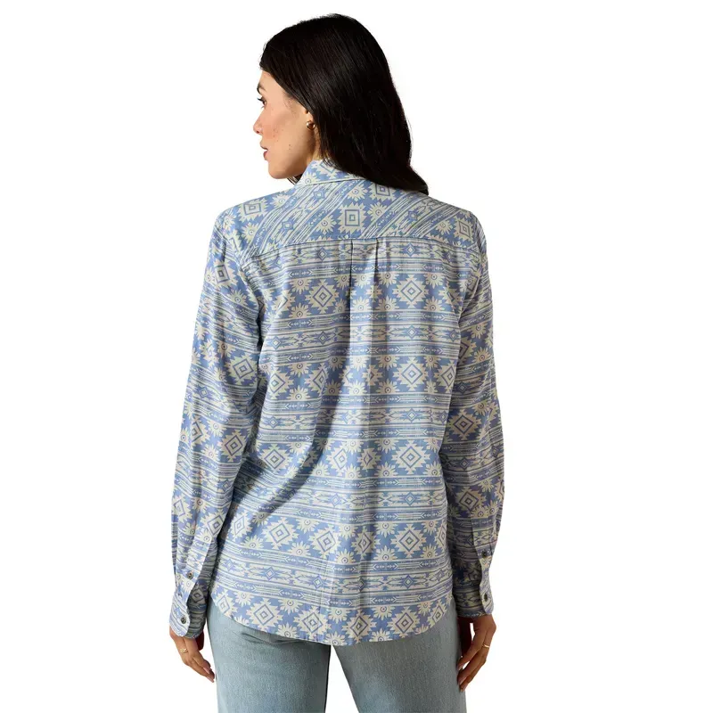 Ariat Billie Jean Women's Shirt - Ashleigh Blue Crystal-1