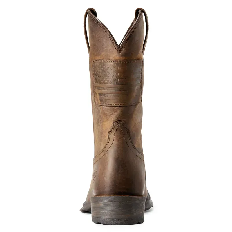 Ariat Rambler Patriot Men's Western Boots - Distressed Brown-3