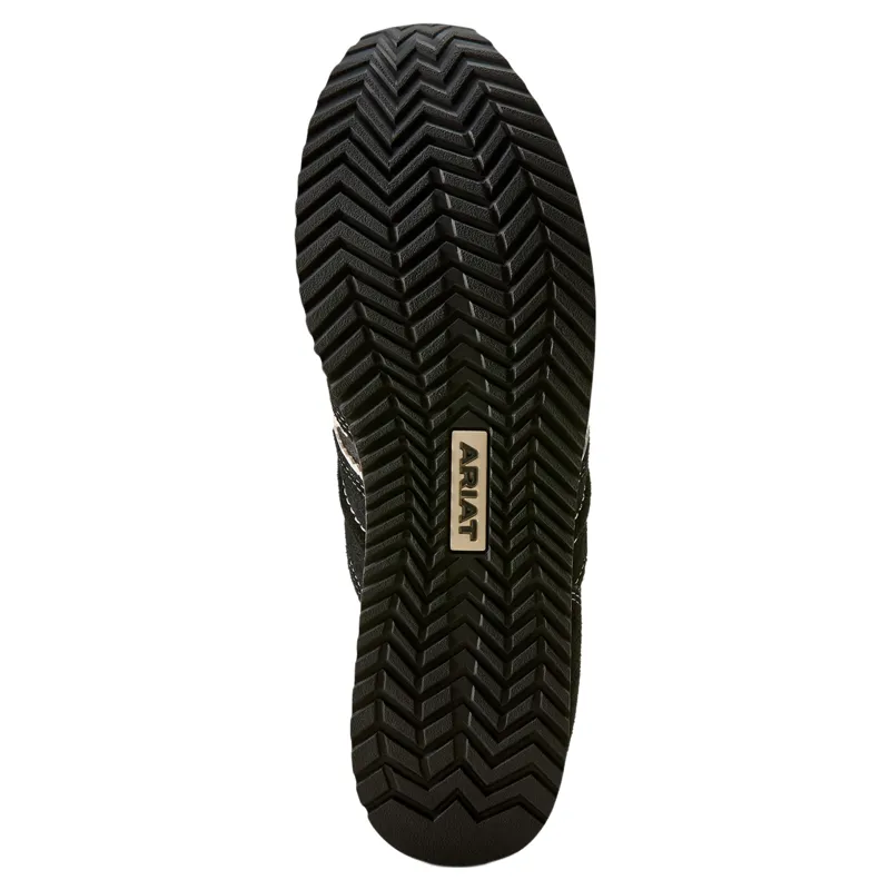 Ariat Ranch Runner Womens Sneakers - Black/White Hair On-7