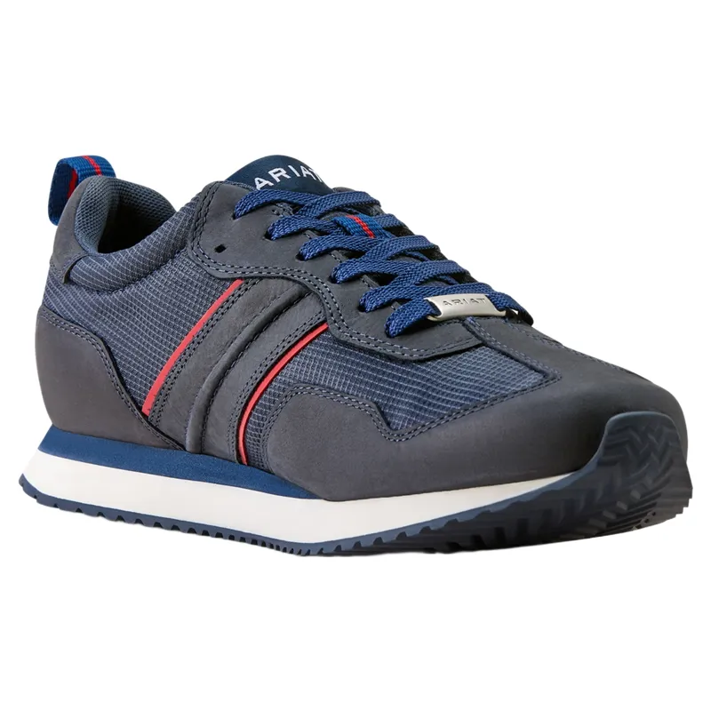 Ariat Ranch Runner Waterproof Men's Sneakers - Navy-4