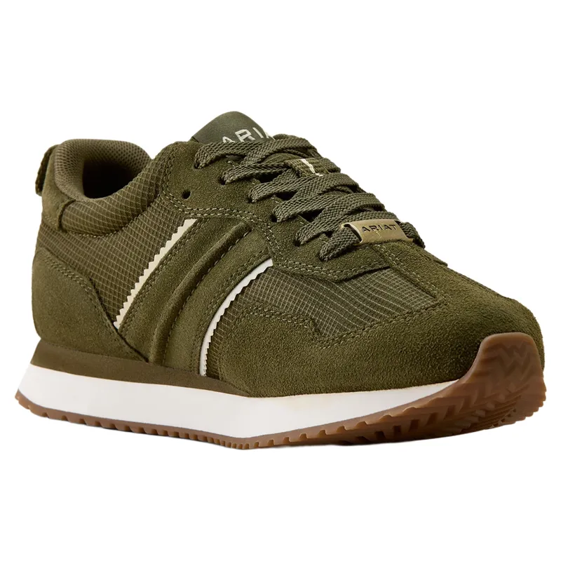 Ariat Ranch Runner Waterproof Womens Sneakers - Olive Night-5