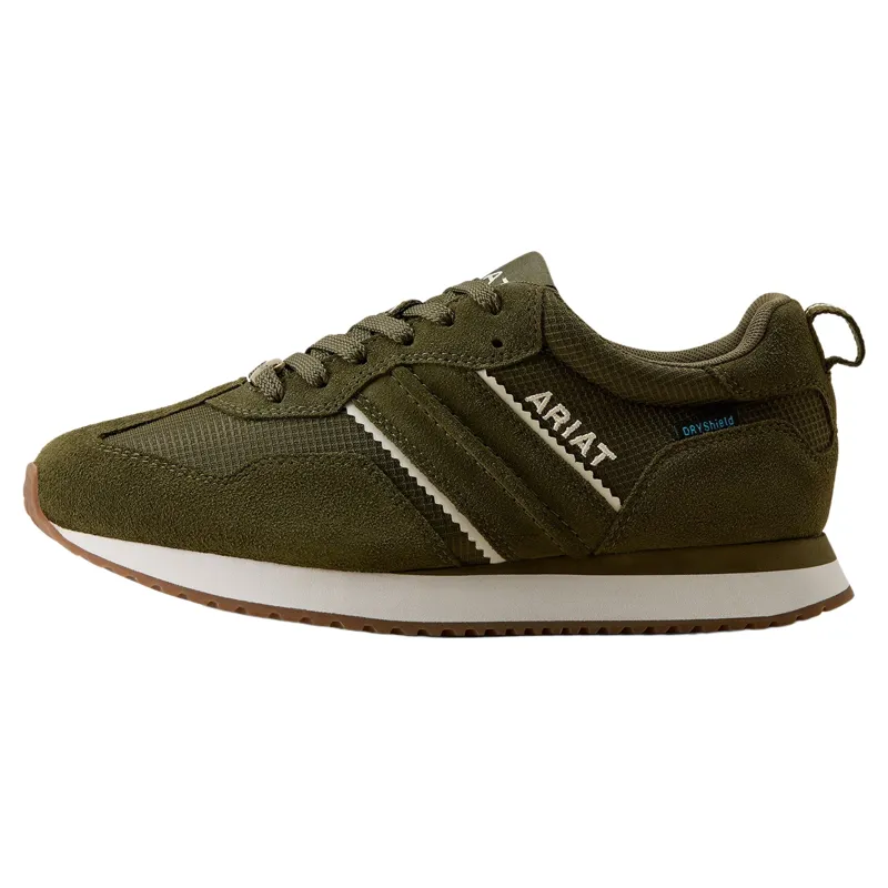 Ariat Ranch Runner Waterproof Womens Sneakers - Olive Night-6