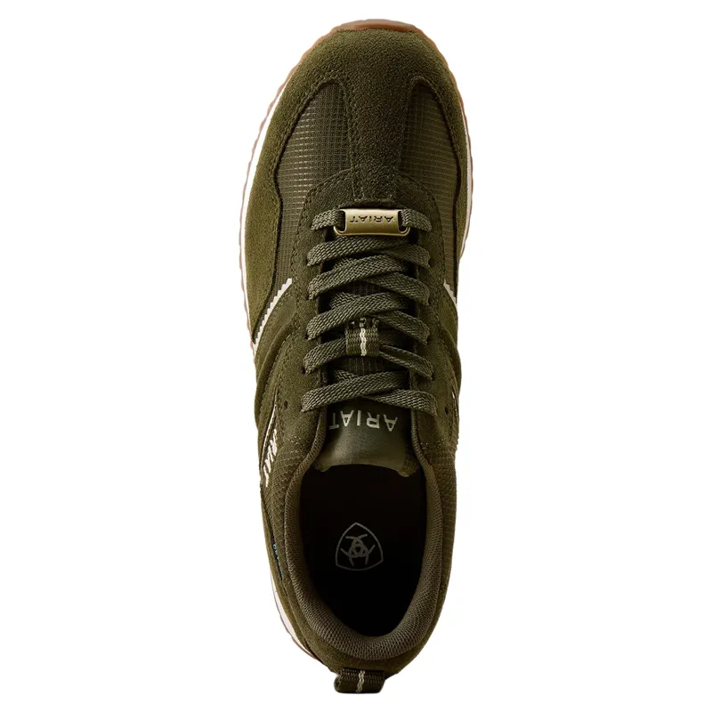 Ariat Ranch Runner Waterproof Womens Sneakers - Olive Night-7