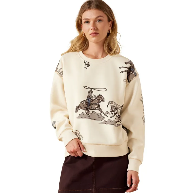 Ariat Rancher Women's Sweatshirt - Parchment