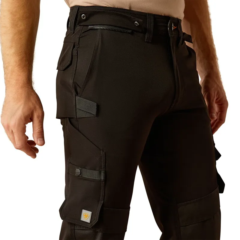 Ariat Rebar Cordura M7 Slim Dynamic Utility Mens Work Pants - Black-3