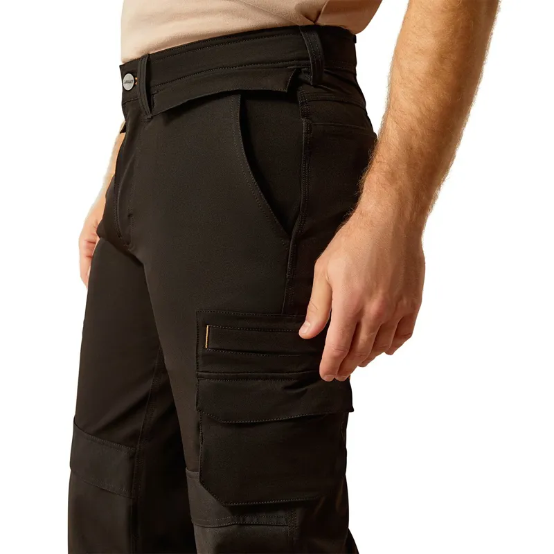 Ariat Rebar Cordura M7 Slim Dynamic Utility Mens Work Pants - Black-4