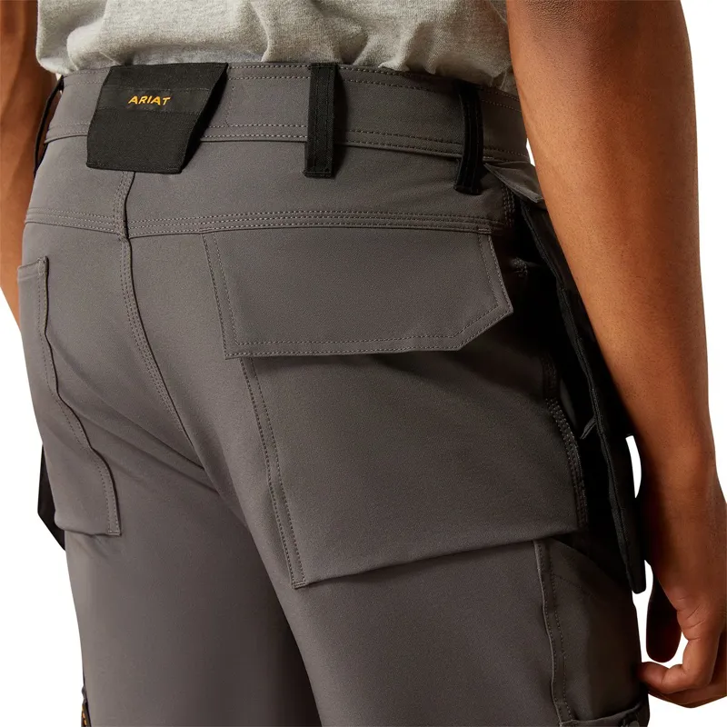 Ariat Rebar Cordura M7 Slim Dynamic Utility Straight Pants - Charcoal-4