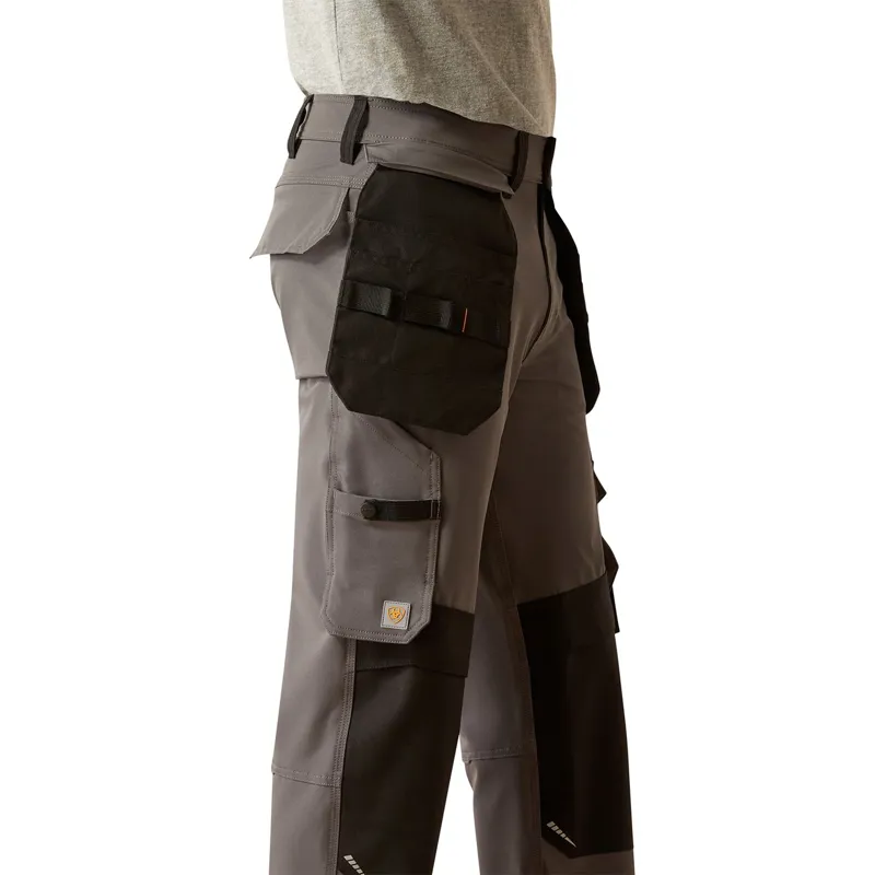 Ariat Rebar Cordura M7 Slim Dynamic Utility Straight Pants - Charcoal-5