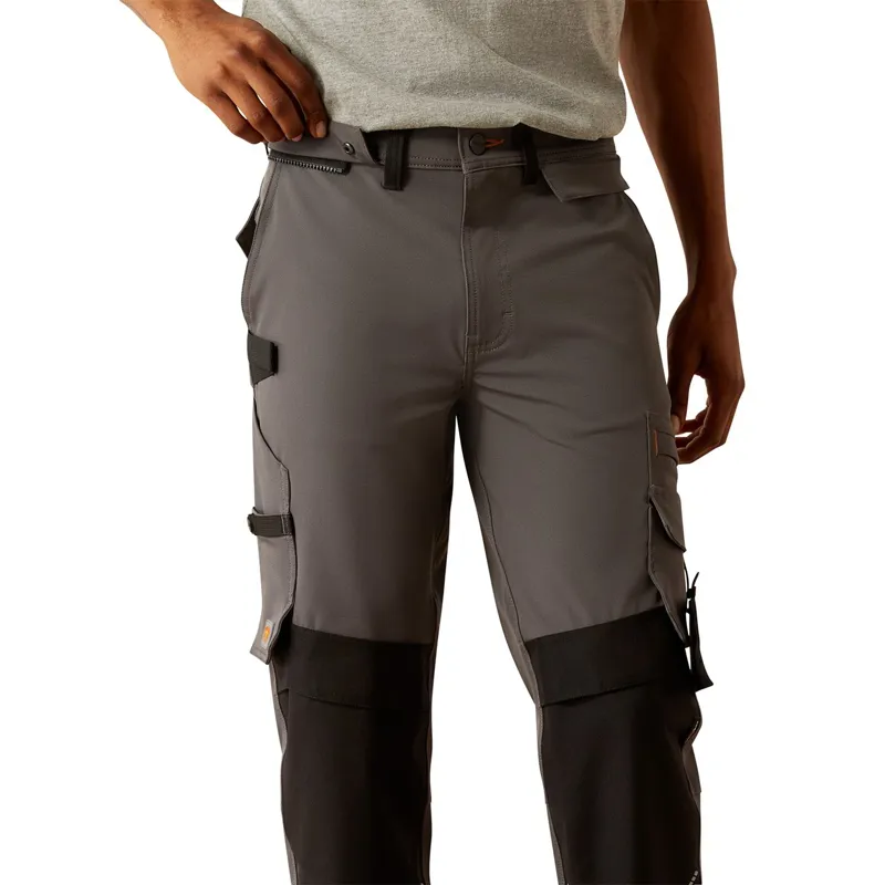 Ariat Rebar Cordura M7 Slim Dynamic Utility Straight Pants - Charcoal-2