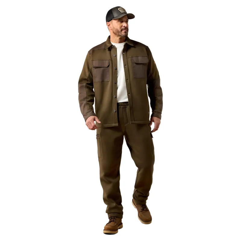 Ariat Rebar Workman Duracanvas Men's Shirt Jacket - Earth-4
