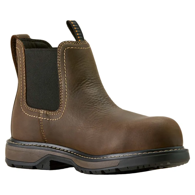 Ariat Riveter Chelsea Waterproof Women's Work Boots - Dark Brown-1