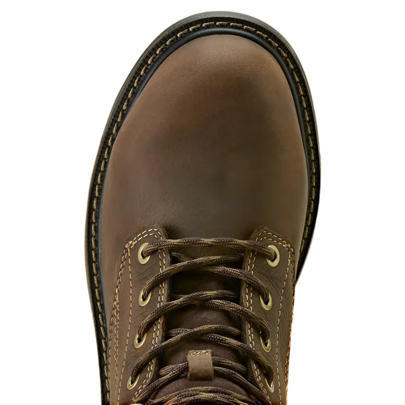 Ariat Riveter H2O Women's Waterproof Composite Toe Work Boots - Dark Brown-5