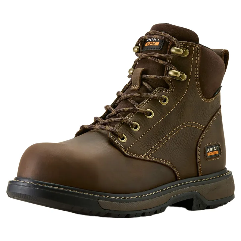 Ariat Riveter H2O Women's Waterproof Composite Toe Work Boots - Dark Brown