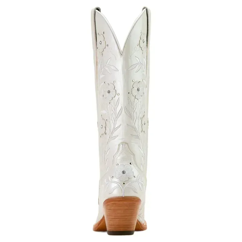 Ariat Romance J Toe Women's Western Boots - Pearly White-3