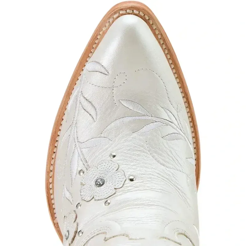 Ariat Romance J Toe Women's Western Boots - Pearly White-5