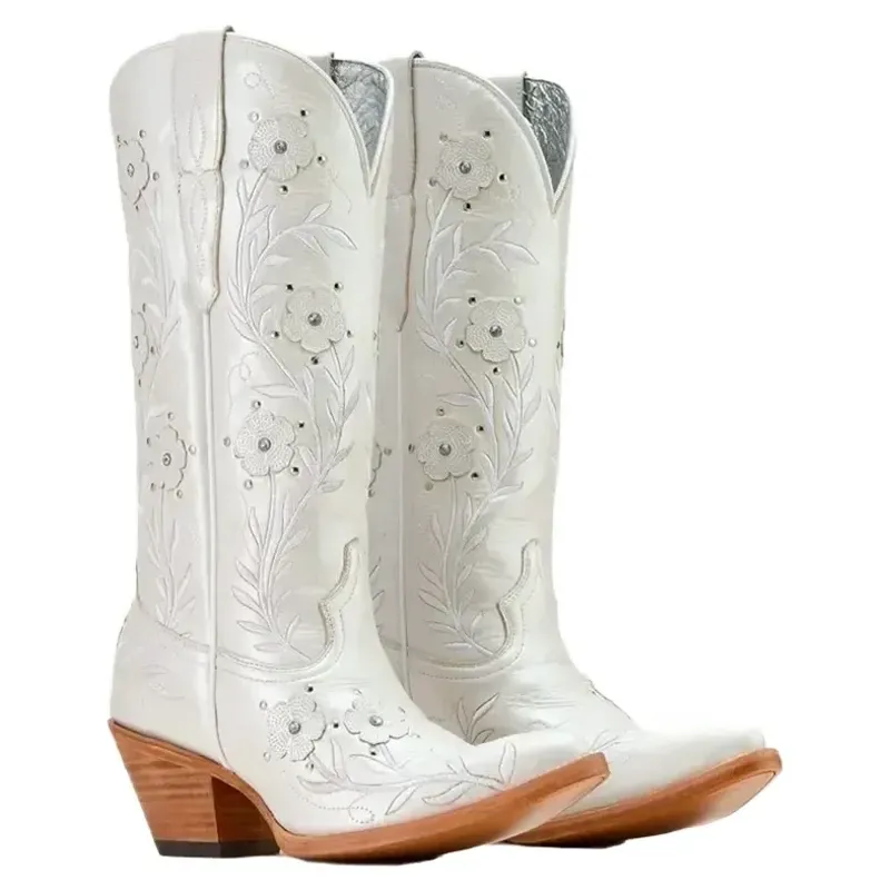 Ariat Romance J Toe Women's Western Boots - Pearly White-8