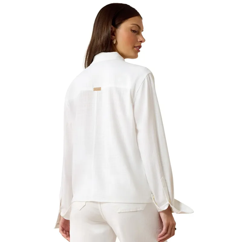 Ariat Country Rudford Women's Shirt - White-1