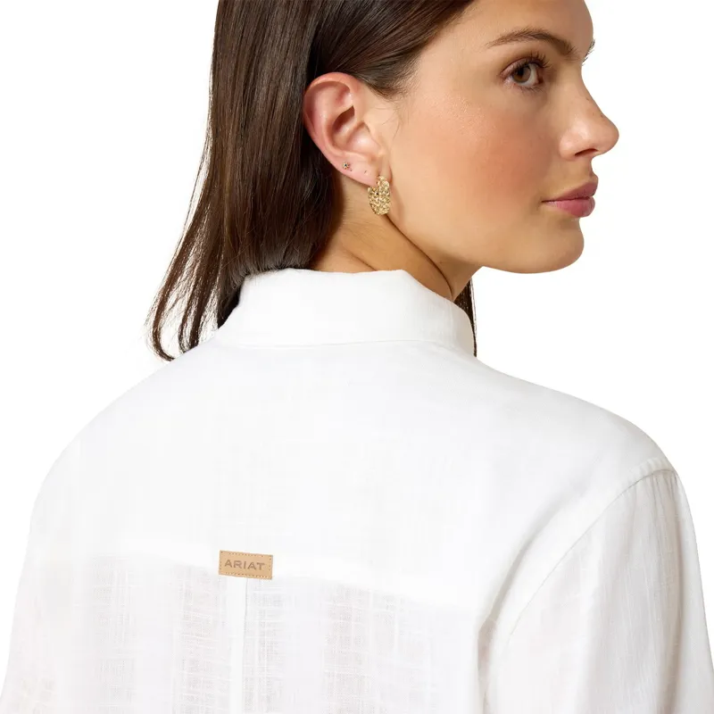 Ariat Country Rudford Women's Shirt - White-3