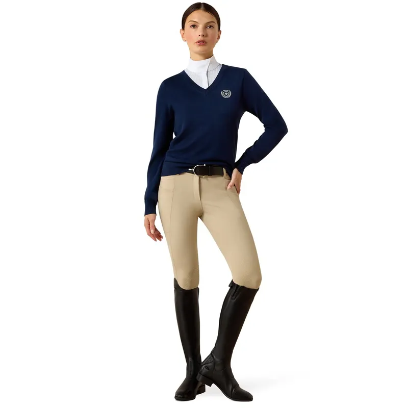 Ariat Saluut Womens Sweater - Navy-3