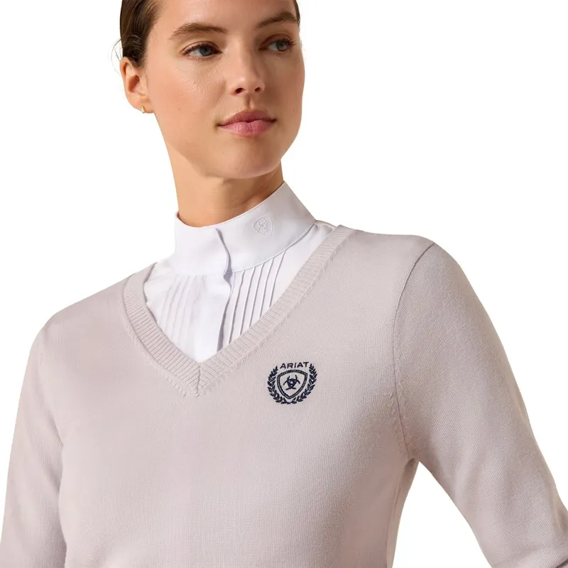 Ariat Saluut Women's Sweater - Thunder Grey-3