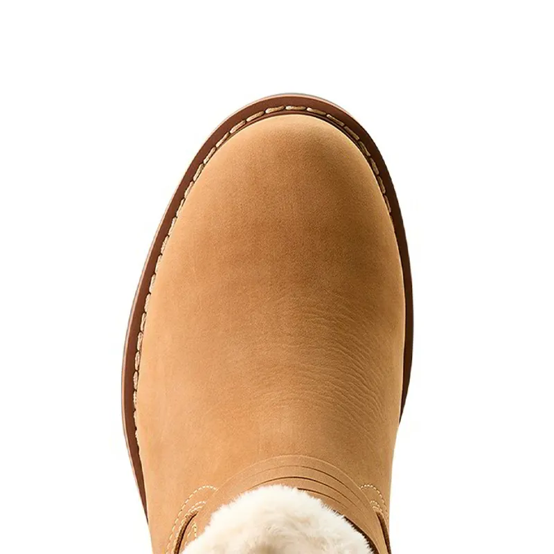 Ariat Savannah Sherpa Womens Short Waterproof Boots - Carmel Tan-6