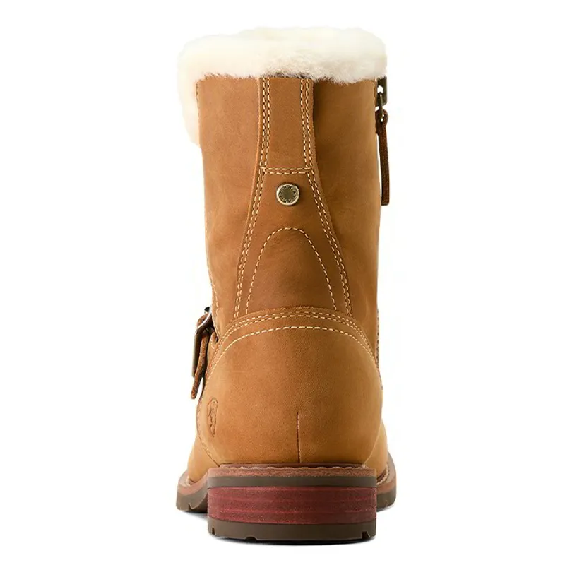 Ariat Savannah Sherpa Womens Short Waterproof Boots - Carmel Tan-1
