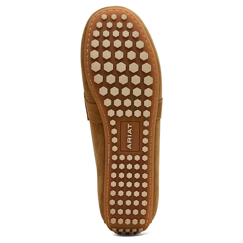 Ariat Selene Driving Moc Shoe - Caramel Suede-4