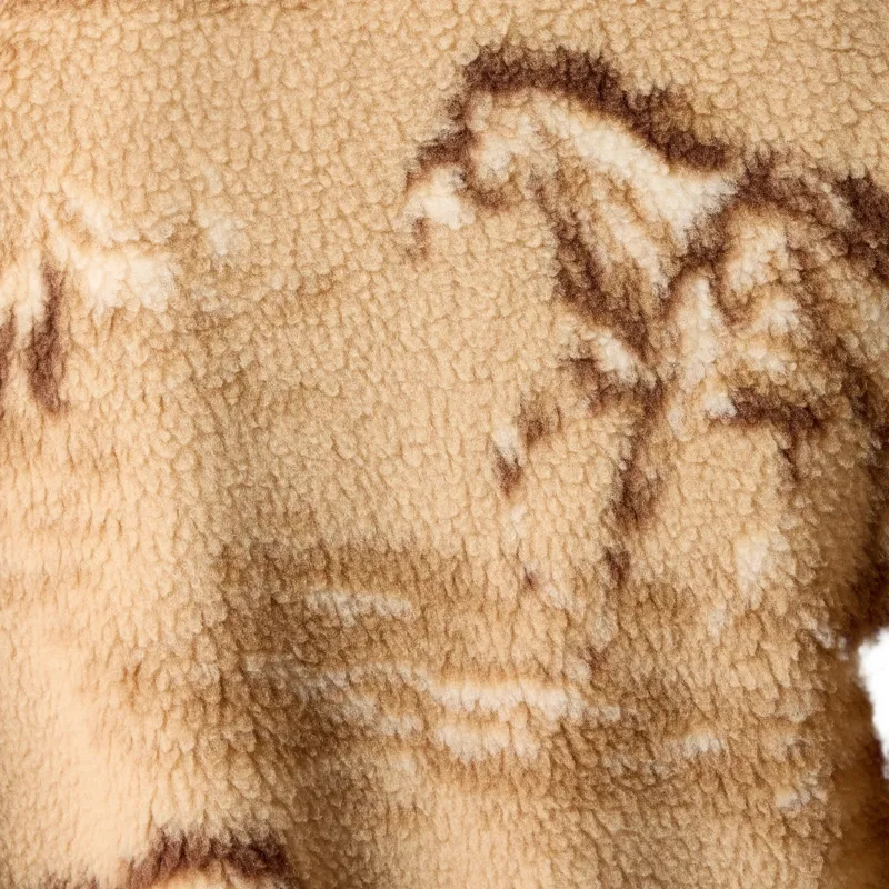 Ariat Sherpa Blocked Women's Jacket - Wild Horses Print/Tigers Eye-3