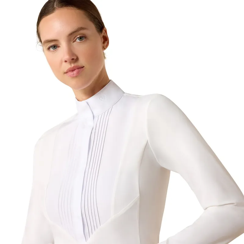 Ariat SolVeil Women's Show Shirt - White-3