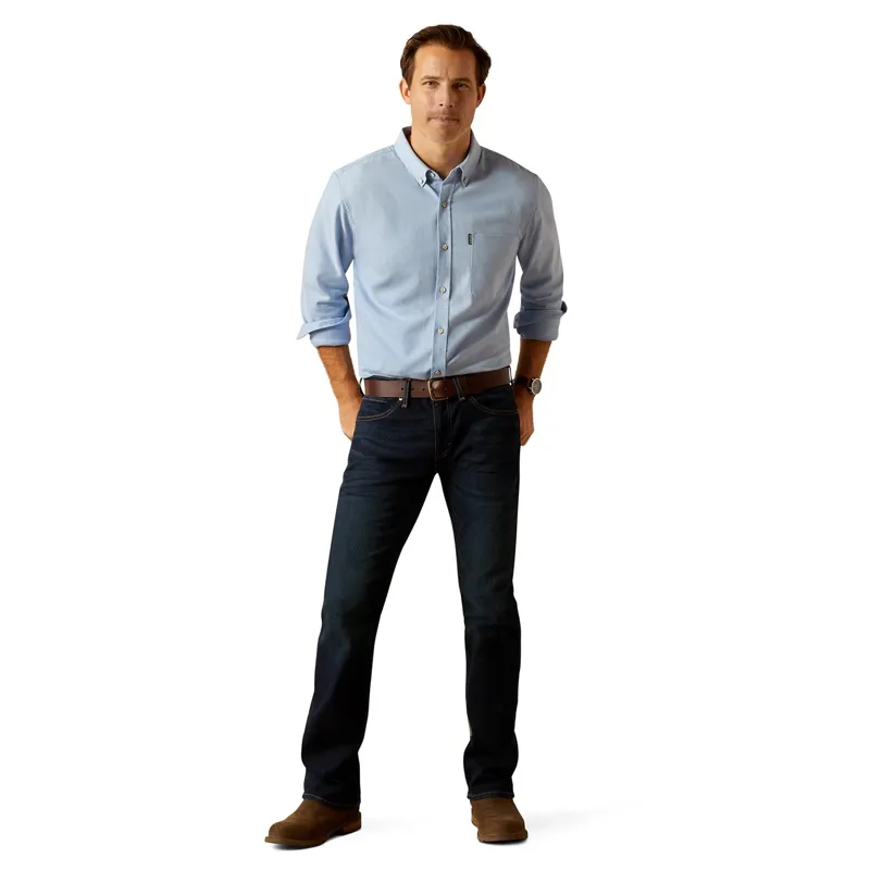 Ariat Country Simmental Men's Shirt - Chambray Blue-2