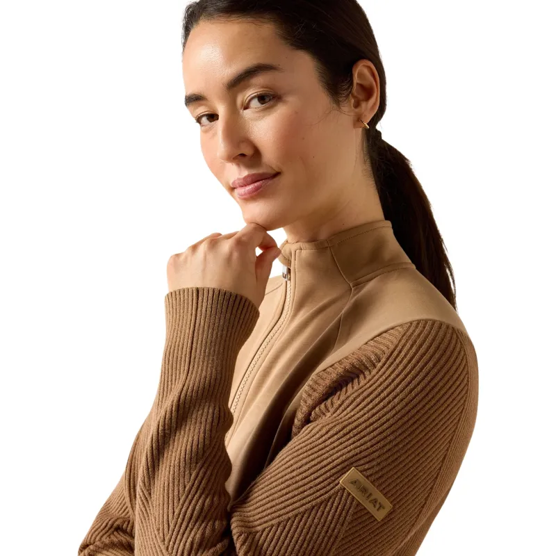 Ariat Skadi Women's Full Zip Sweatshirt - Tiger's Eye-2