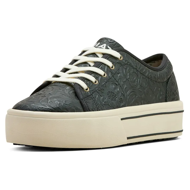 Ariat Women's Skylar Platform Sneakers - Black Floral Emboss