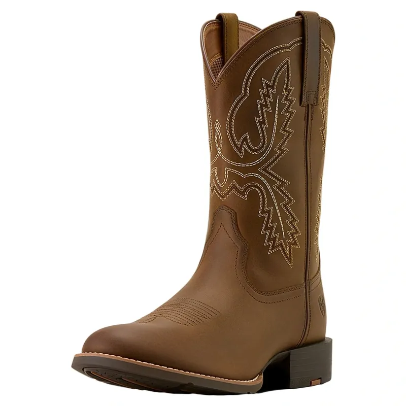 Ariat Sport Stratten Men's Western Boots - Distressed Brown