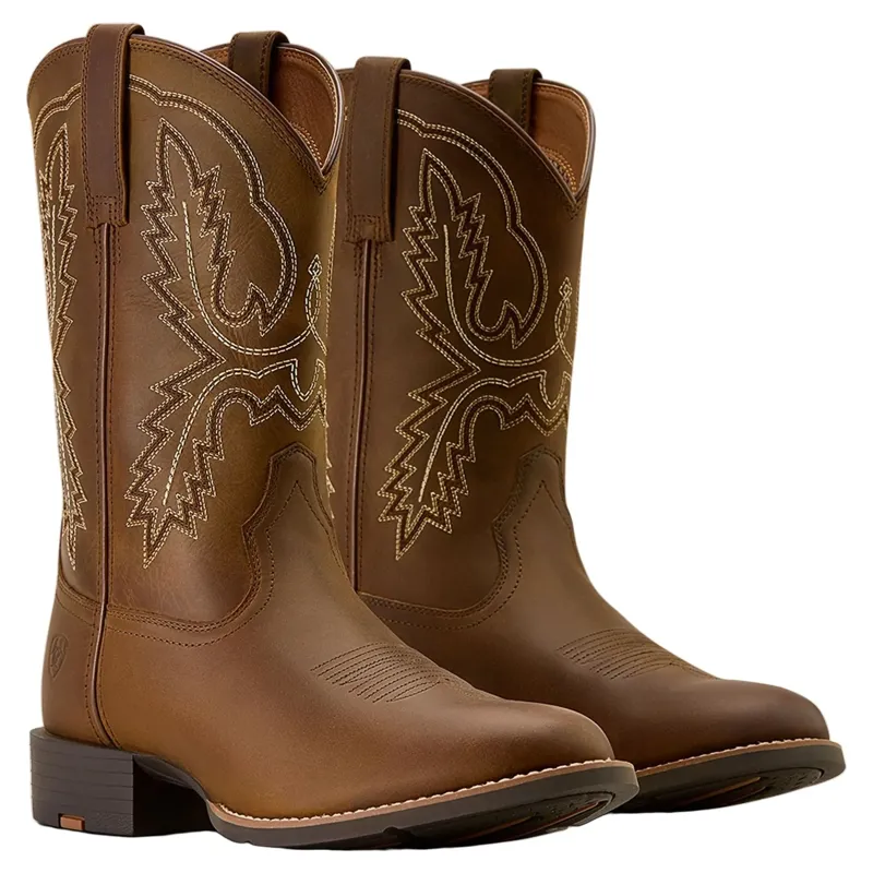 Ariat Sport Stratten Men's Western Boots - Distressed Brown-1