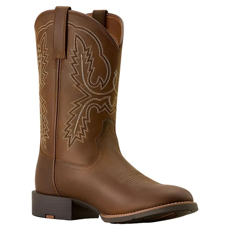 Ariat Sport Stratten Men's Western Boots - Distressed Brown-4