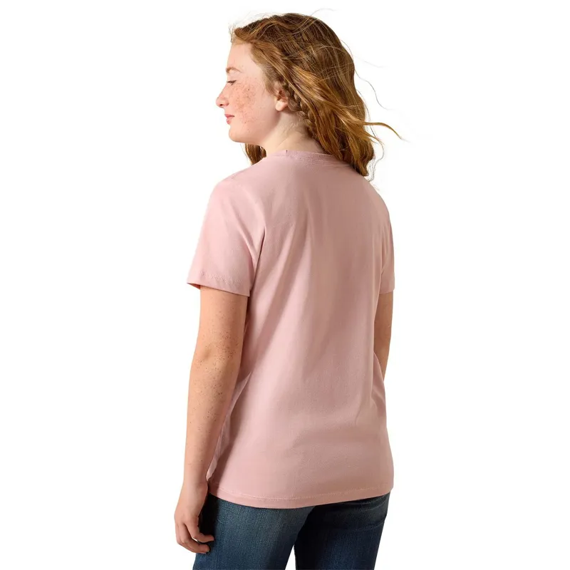 Ariat Southwest Sunset Girls T-Shirt - Dusty Rose-1