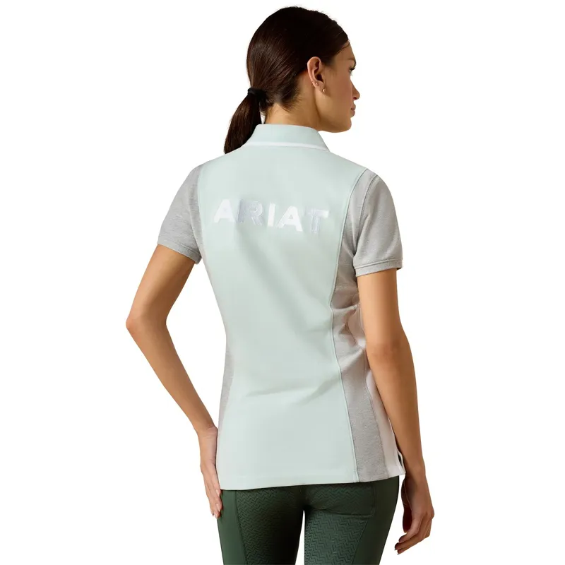 Ariat Taryn Women's Polo Shirt - Starlight Blue/Grey-1