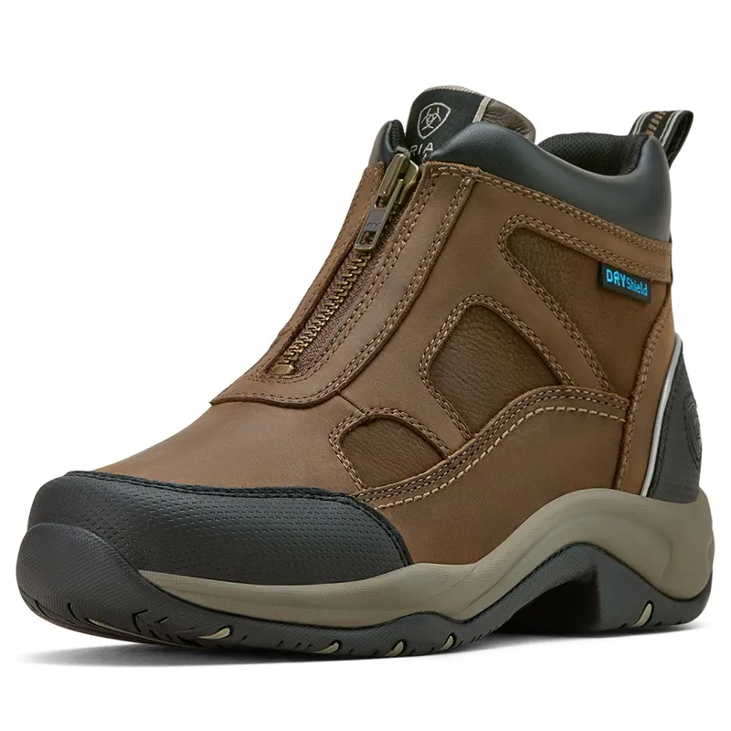 Ariat Terrain Zip Women's Waterproof Boots - Palm Brown